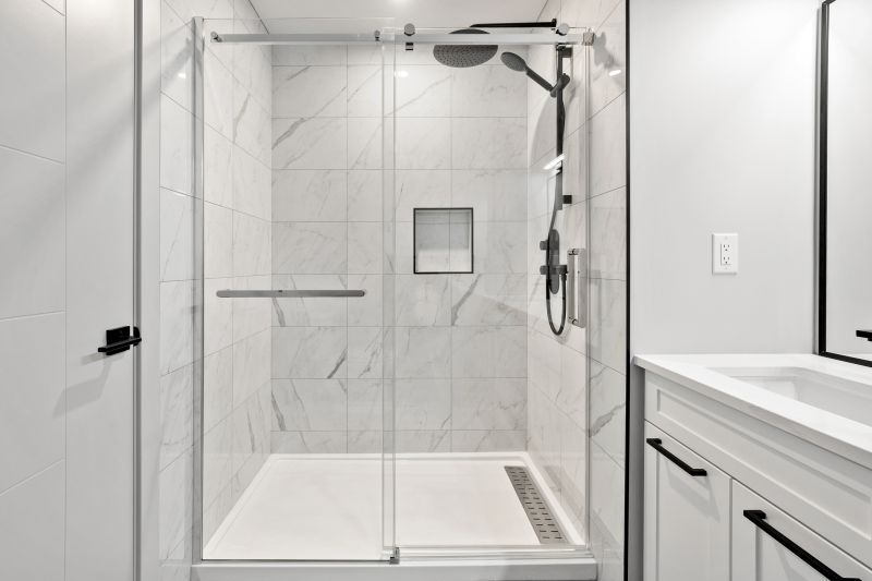 Elegant Shower with Seating